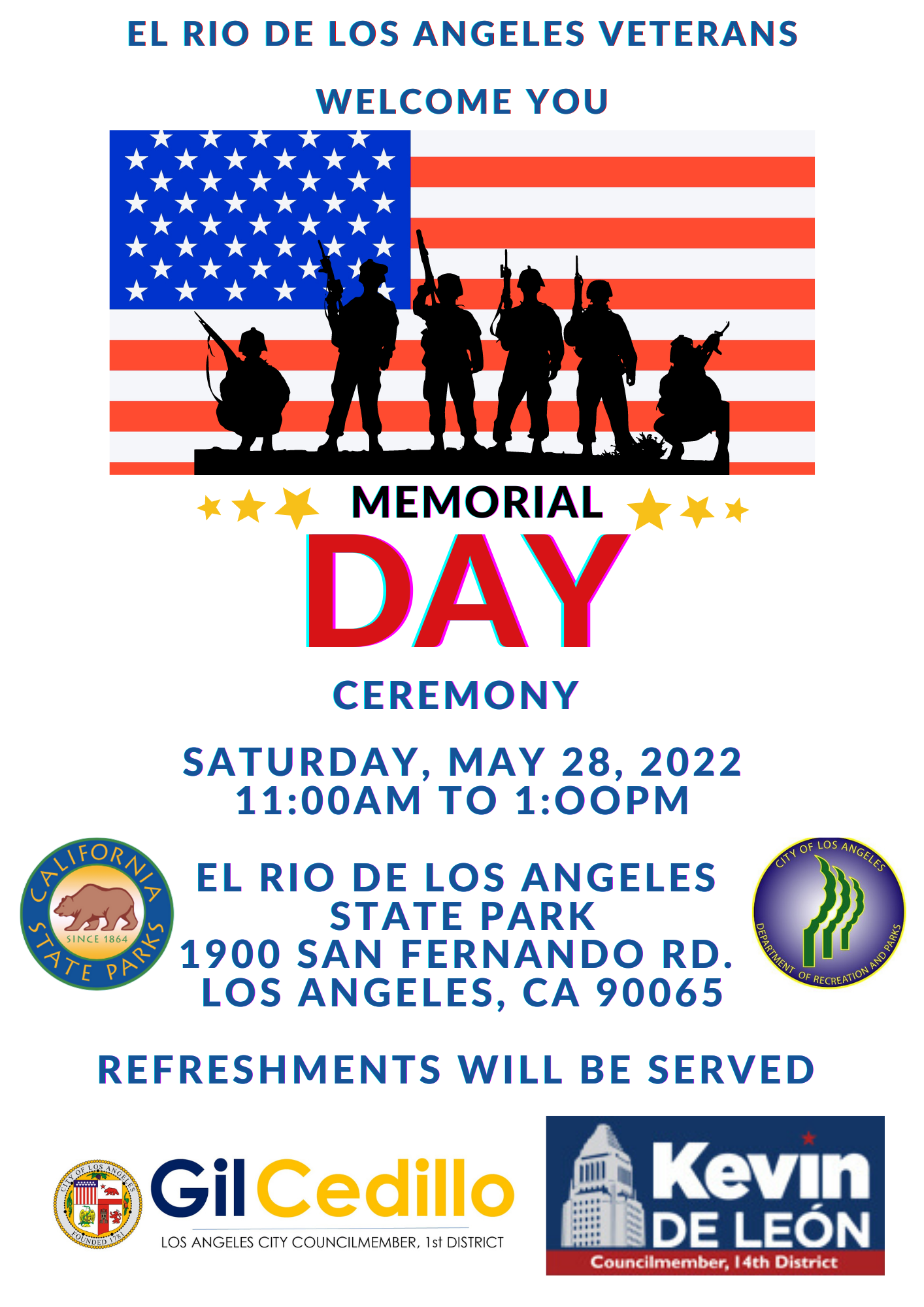 Memorial Day 2022 El Rio de Los Angeles Veterans Collaborative